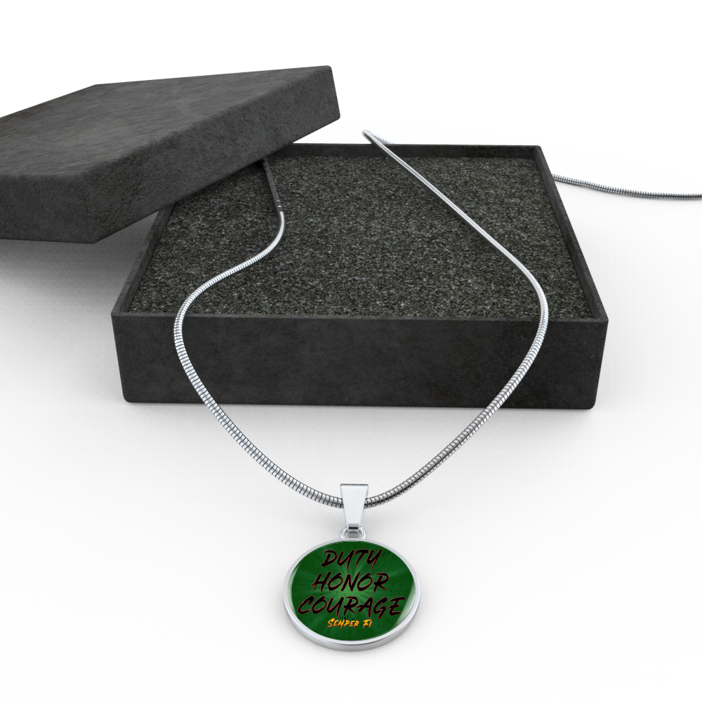 Duty Honor Courage - Luxury Necklace