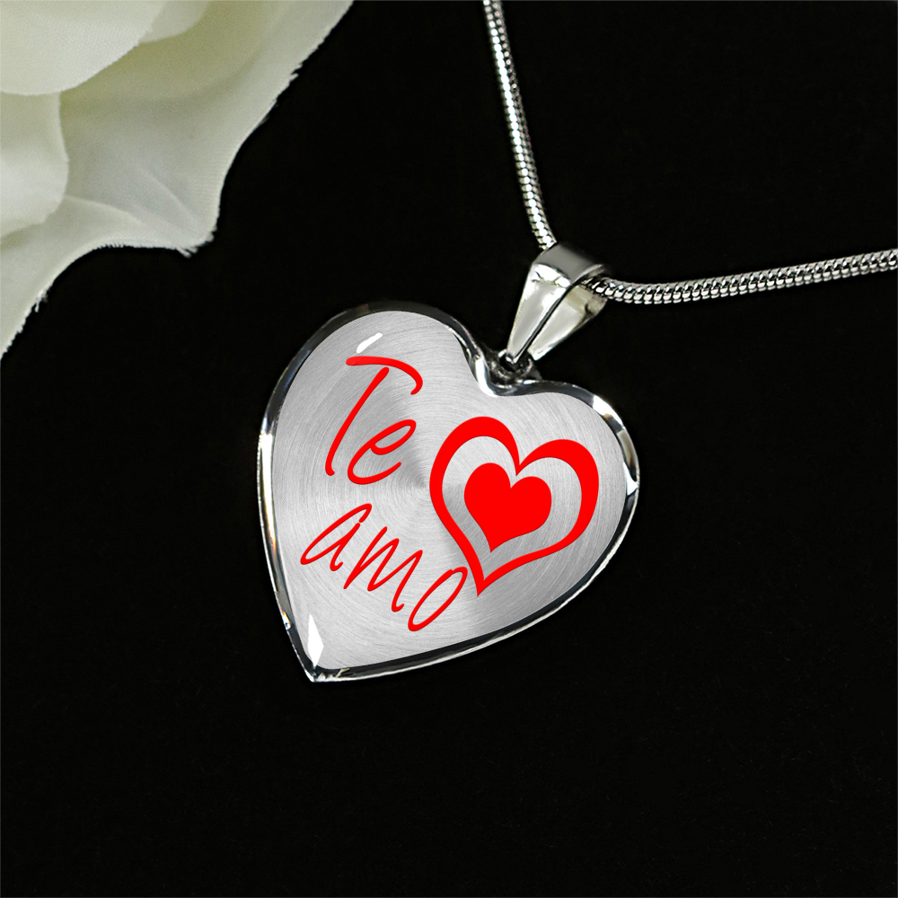 Te amo - Luxury Heart Necklace
