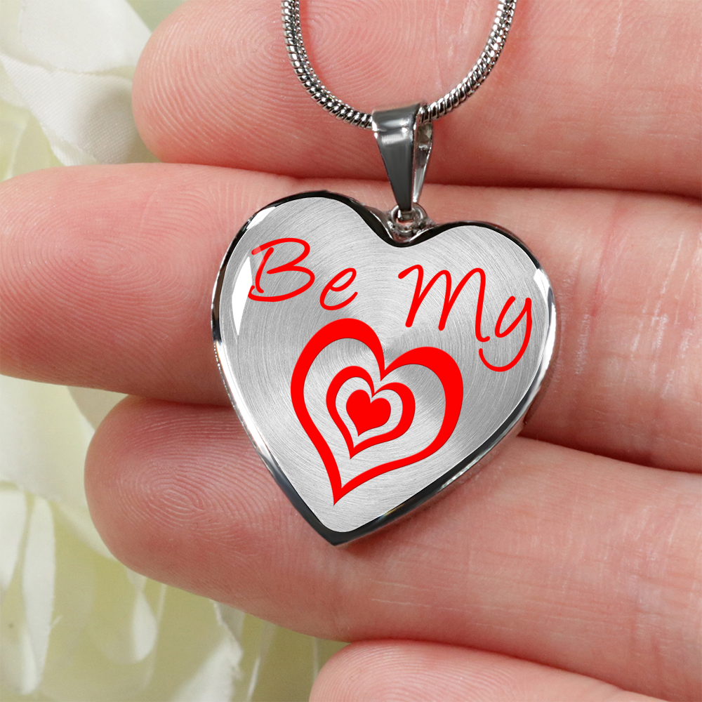 Be My Valentine Luxury Heart Necklace Zoom