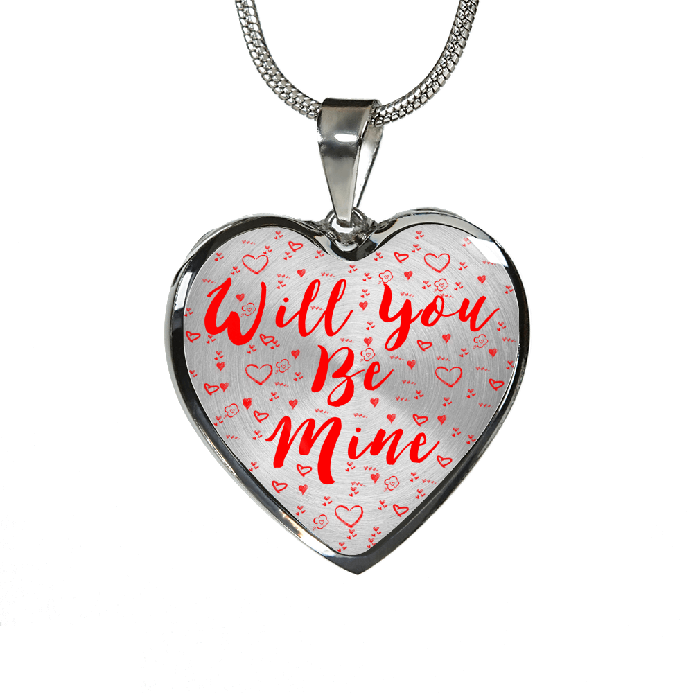 Will You Be Mine Luxury Heart Necklace