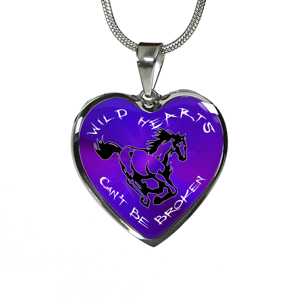 Wild Hearts Can't Be Broken Luxury Heart Necklace -SD12