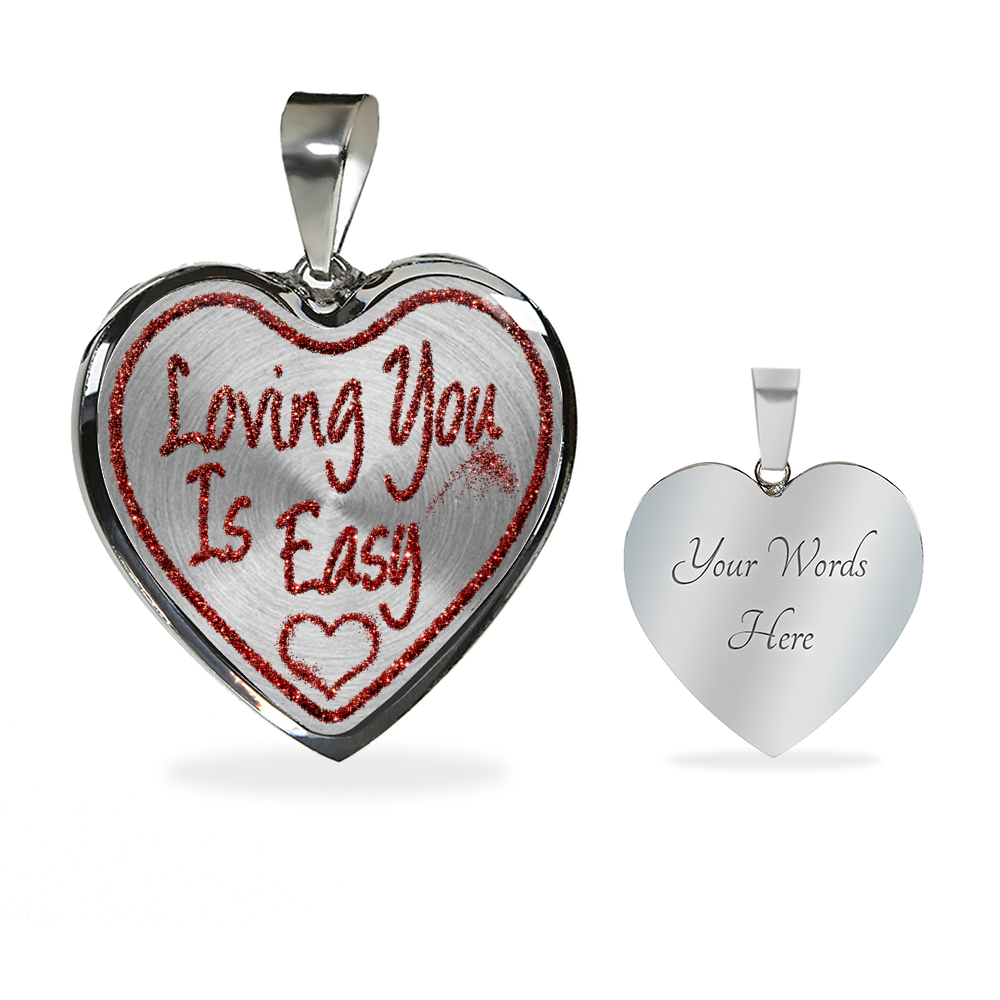 Loving You Is Easy - Luxury Heart Necklace 2