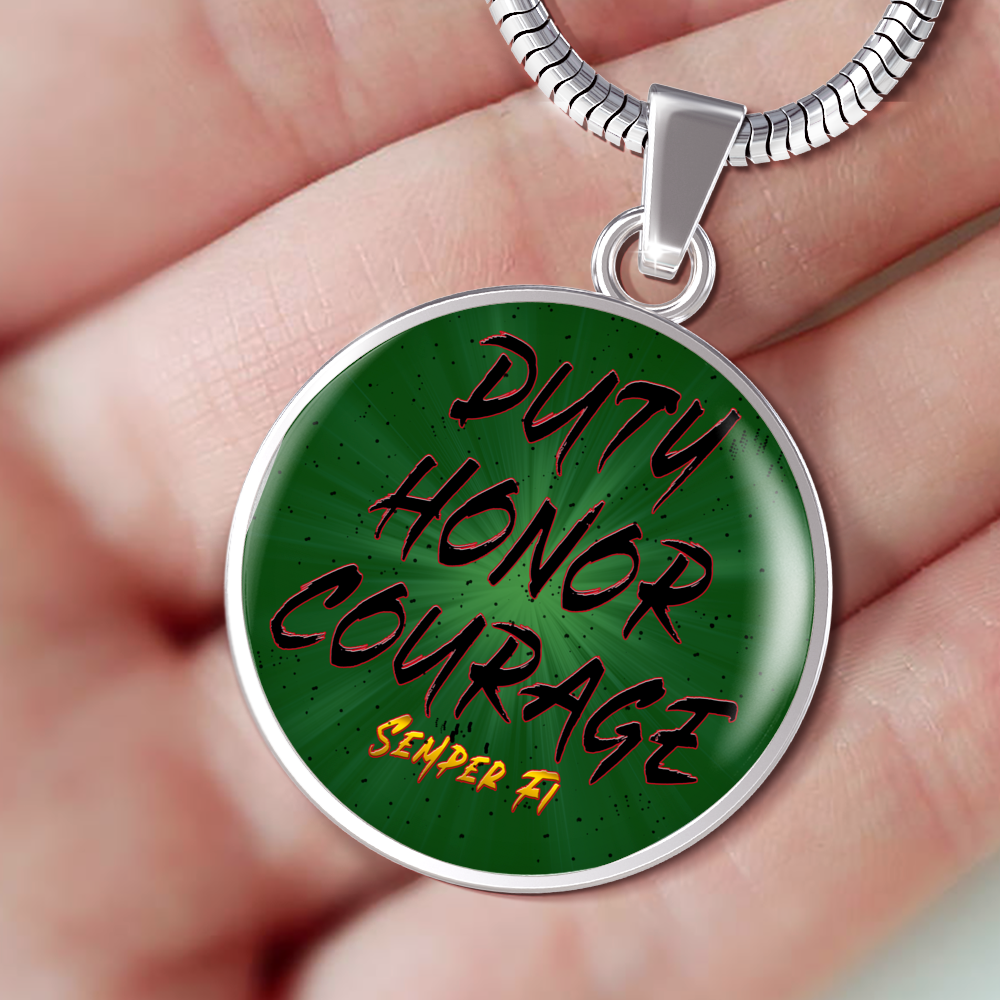 Duty Honor Courage - Luxury Necklace